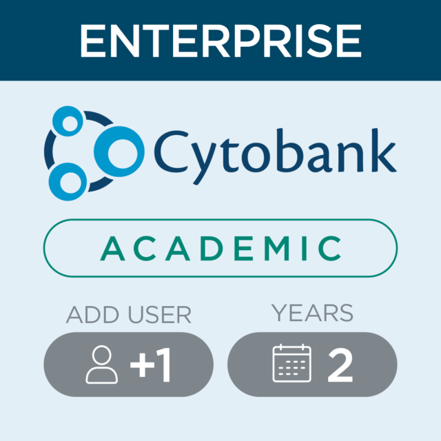 Лицензия Cytobank Academic Enterprise, дополнительный пользователь, 2 года