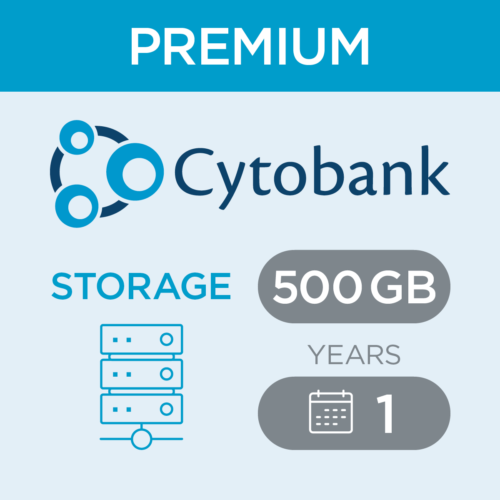 Хранилище Cytobank на 500 Гб для Премиум, 1 год