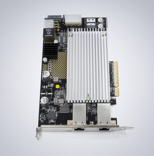 2-канальная Ethernet-карта 10G/5G/2.5G/1G PoE+ NBASE-T