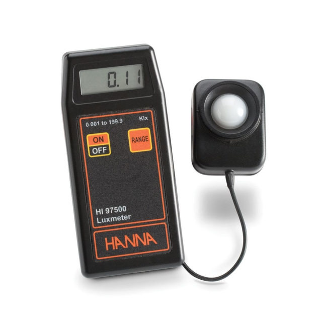 Light meter, multi-range