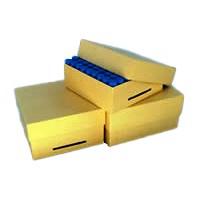 Коробка для криопробирок, для тяжелых условий эксплуатации, 81 ячейка, флаконы по 2 мл