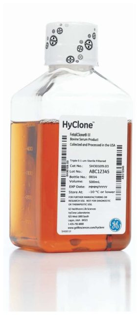 Cytiva HyClone Fetal Clone II Количество: 500 мл, Обработка: Тепловая инактивация: Клетка | Фишер Сайентифик
