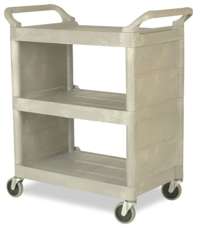 Закрытая универсальная тележка Rubbermaid Закрытые торцевые панели, грузоподъемность 136 кг, 78,7 | Фишер Сайентифик