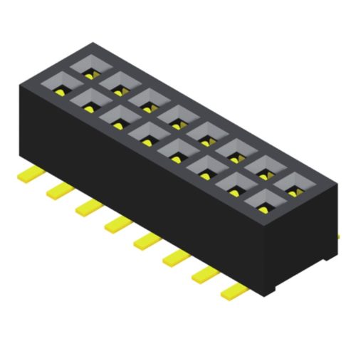 5PS5MSD21-2XXXXNXNXU-00 Розетка 1,0 мм, 2 ряда, высота = 2,1 мм, тип SMT