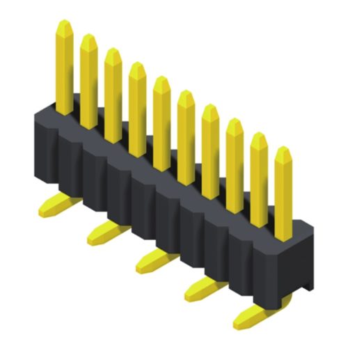 5PH4MSA25-1XXXXNXXU-00 Контактный разъем 1,27 мм SQ Pin = 0,46 мм 1 ряд H = 2,5 мм SMT Тип
