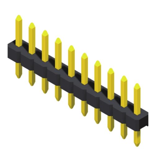 5PH2SDA20-1XXXNNXX-00 Штыревой разъем 2,0 мм, 1 ряд, высота = 2,0 мм, прямой тип