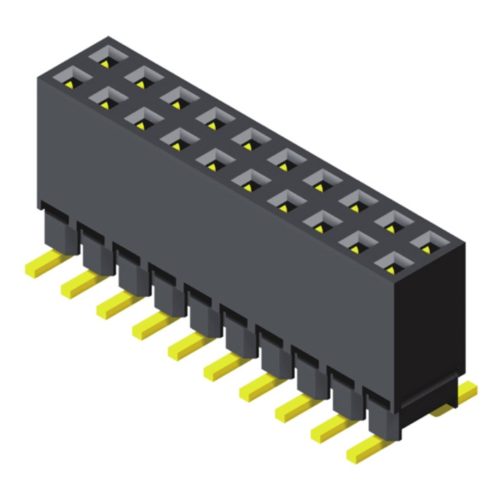 5PS2EMA63-2XXXX5XUXXXXXX-00 Розетка 2,0 мм 2 ряда H=6,35 мм с повышенным типом SMT