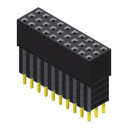 5PS2EAA63-3XXXX5XU935228-00 Женский коллектор 2.0mm 3 ряда повышенный прямой тип