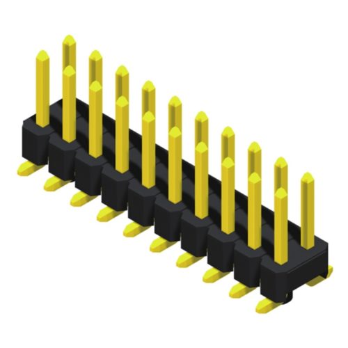 5PH1MSA25-2XXXXXNNXU-00 Контактный разъем 2,54 мм, 2 ряда, высота = 2,5 мм, тип поверхностного монтажа