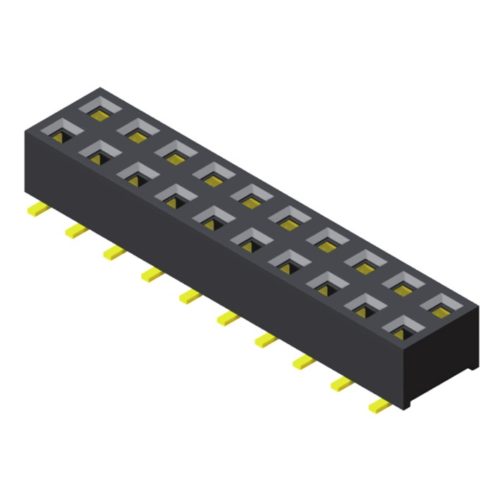 5PS1MSA35-2XXXXNXNXU-00 Famale Header 2.54mm 2 Row H=3.55mm SMT Type