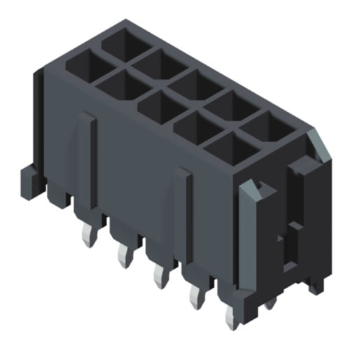 5W3000S0-2XXT0BXUC01 Серия 3000, пластина 3,0 мм, прямой тип, 2 ряда