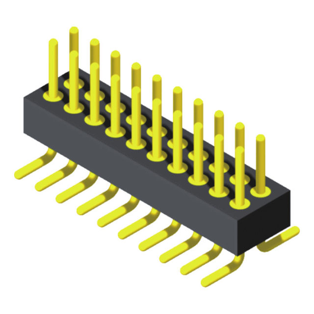 5MH3M19N-2XXXXBTU-0000-01 Штыревой разъем 1,27 мм для поверхностного монтажа, тип 2, ряд