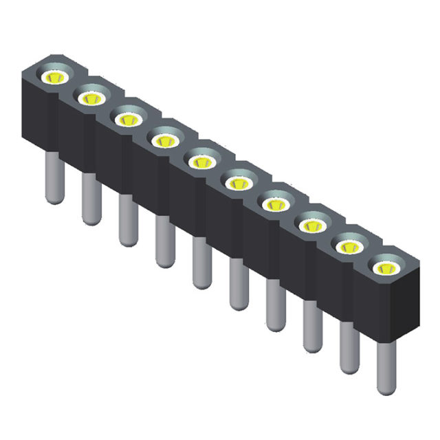 5MS2S28N-1XXXXBXU-0590-02 Торцевая головка 2,0 мм, прямая, 1 ряд, длина = 5,9