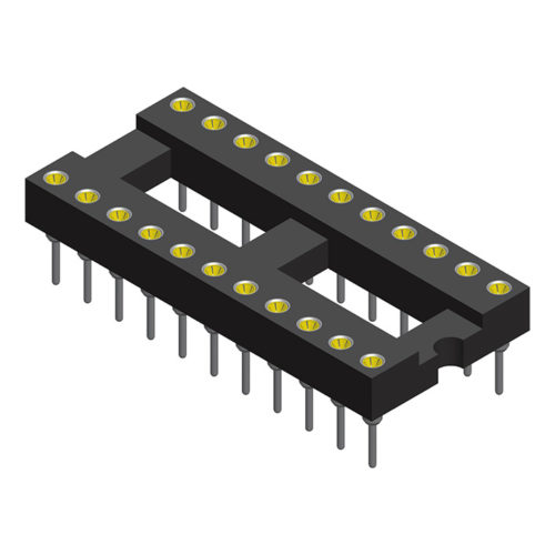 5MC1S19X-XXXXXBTU-0482-01 Гнездо для штифта 2,54 мм IC прямого типа H=1,9