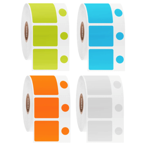 Cryo-DirectTAG cryogenic printer labels, mixed shape, 76.2mm core