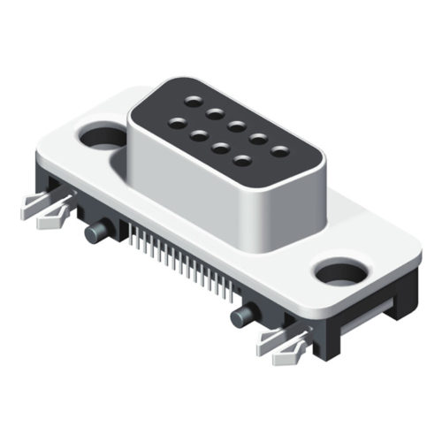 57SDMRXF-XXAXXXBA-01 D-SUB Slim SMT прямоугольного типа, гнездовой