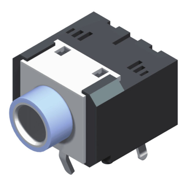 5EJ35DD02-05T0XLA-01 Разъем для наушников Ø3,5, прямоугольный, с корпусом 02 Series