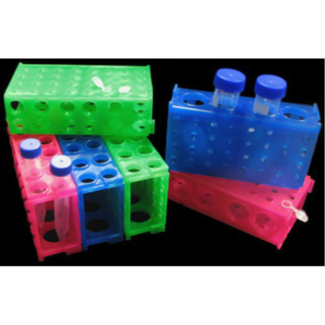 Tube rack, PP, 4 hole sizes