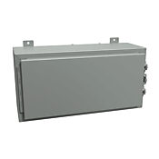 Корпус: 12 x 24 x 8 дюймов, настенное крепление, углеродистая сталь (номер по каталогу 1418A8)