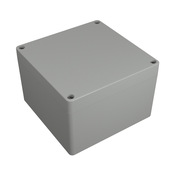 Корпус: 120 x 120 x 80 мм, поликарбонат (арт. № 1554P2GY)