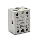 Твердотельное реле: 25 А, SPST, панельный монтаж (PN# AD-SSR625-DC-480A)