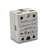 Твердотельное реле: 10 А, SPST, монтаж на панель (PN# AD-SSR6T10-DC-280A)
