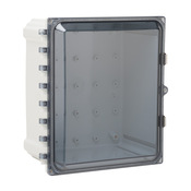 Корпус: 12 x 10 x 6 дюймов, поликарбонат (PN# AH12106CSS)