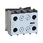 Auxiliary Contact: 10A @ 240 VAC, for any 3-pole CWC07 through CWC016 series miniature contactor (PN# BFC0-20)