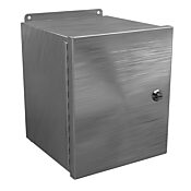 Корпус: 12 x 10 x 10 дюймов, настенное крепление, нержавеющая сталь 304 (PN# BN4121010CHQTSS)