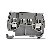Клеммная колодка с винтовой защитой цепи: 5 шт/уп, серые, 24-12 AWG (PN# DN-FE2-5)
