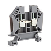 Винтовая одноуровневая проходная клеммная колодка: 50 шт/уп, серые, 22-8 AWG (PN# DN-T8)