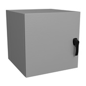 Корпус стойки: 24 x 24 x 24 дюйма, настенное крепление, углеродистая сталь (PN# EN4DH242424LG)