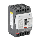 Molded Case Circuit Breaker: 15A, characteristics, 100A frame (PN# GCB100S-3FF15LL)