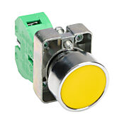 Кнопка 22 мм: без фиксации, желтая, IP65 (PN# GCX1103)