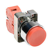Кнопка 22 мм: без фиксации, красная, IP65 (PN# GCX1111)