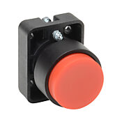 Кнопка 22 мм: без фиксации, красная, IP65 (PN# GCX3111-SC)