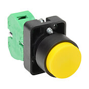 Кнопка 22 мм: без фиксации, желтая, IP65 (PN# GCX3113)