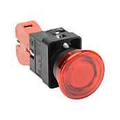 Кнопка 22 мм: без фиксации, красная, IP65 (PN# GCX3221-24L)