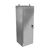 Корпус: 72 x 24 x 24 дюйма, отдельно стоящий, нержавеющая сталь 304 (PN# HN4FS722424DASS)