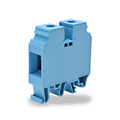 Винтовая одноуровневая проходная клеммная колодка: 40 шт/уп, синие, 12-2 AWG (PN# KN-T2BLU)