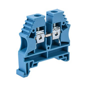 Винтовая одноуровневая проходная клеммная колодка: 20 шт/уп, синие, 26-8 AWG (PN# KN-T8BLU-20)