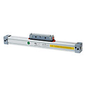 Пневматический цилиндр: бесштоковый, диаметр отверстия 25 мм, ход 200 мм (PN# L25M0200MD-MC)