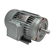 7.5 hp AC Induction Motor: cast iron, 213TC, 1800 RPM