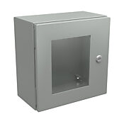 Корпус: 12 x 12 x 6 дюймов, настенное крепление, углеродистая сталь (PN# N412121206WCLG)