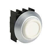 Кнопка 22 мм: без фиксации, белая, IP67 и IP69K (PN# NDTWS)