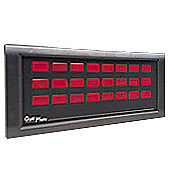 Панель оповещателя: 24 красные лампы (PN# OP-1124)