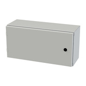 Корпус: 12 x 24 x 8 дюймов, настенное крепление, углеродистая сталь (PN# SCE-12EL2408LPLG)