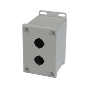 Корпус кнопки: 6 x 4 x 5 дюймов, настенное крепление, углеродистая сталь (PN# SCE-2PBX)