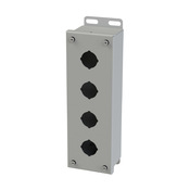 Корпус кнопки: 11 x 4 x 3 дюйма, настенное крепление, углеродистая сталь (PN# SCE-4PB)