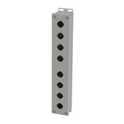Корпус кнопки: 21 x 4 x 3 дюйма, настенное крепление, углеродистая сталь (PN# SCE-8PB)